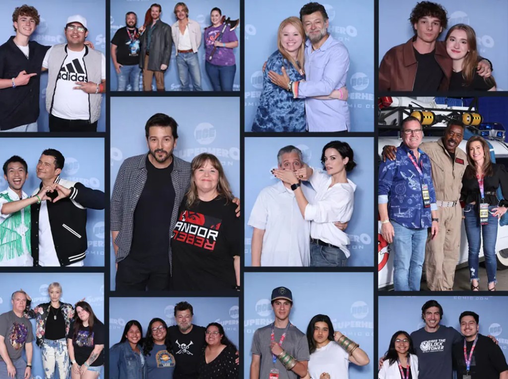 Fan photo ops from Superhero Comic Con