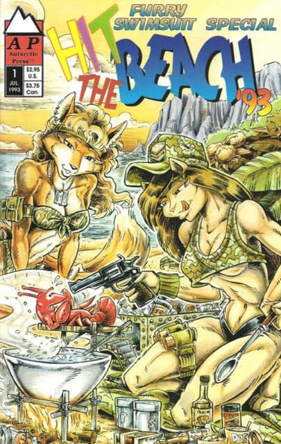 Hit the Beach comic book cover