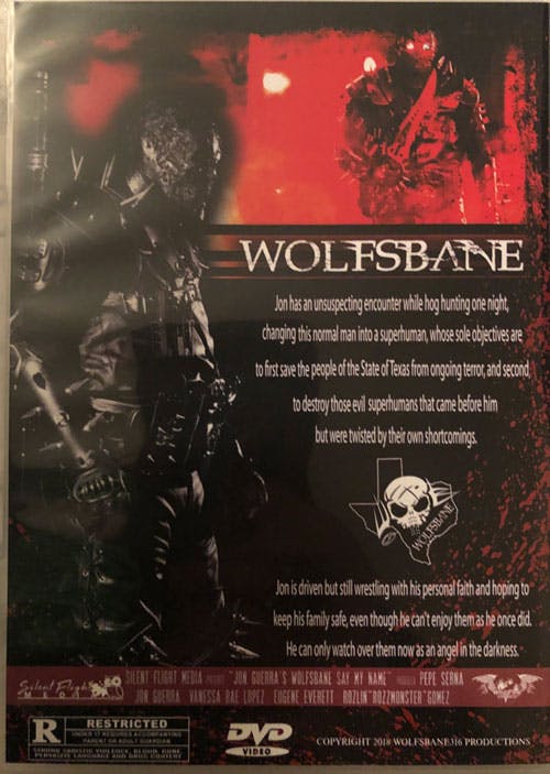 Jon Guerra's Wolfsbane "Say My Name!" dvd back cover