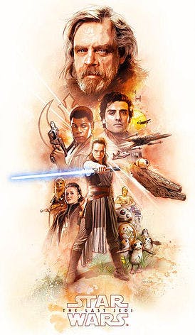 Star Wars The Last Jedi characters