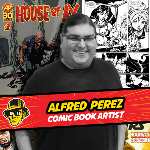 Alfred Perez Comic Book Artist at Celebrity Fan Fest