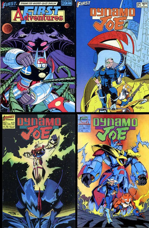Dynamo Joe comic book covers