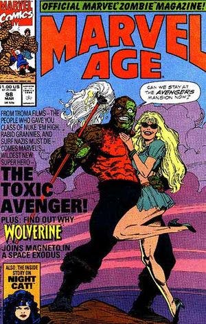 Marvel Age comic book cover