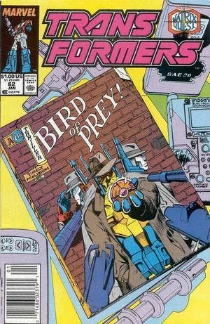 Transformers Bird of Prey comic book cover