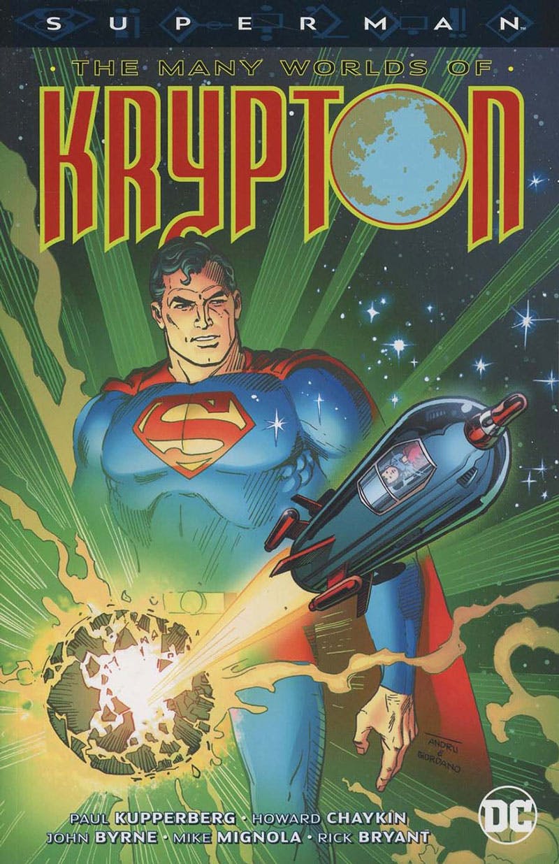 Superman The Many World's of Krypton comic book cover