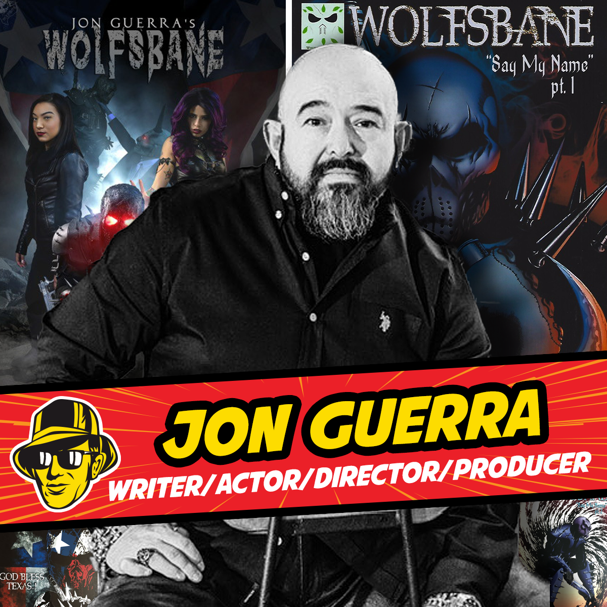 Jon Guerra headshot with Wolfsbane