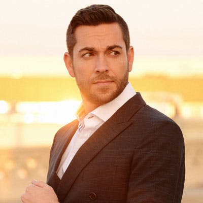 Zachary Levi in suit